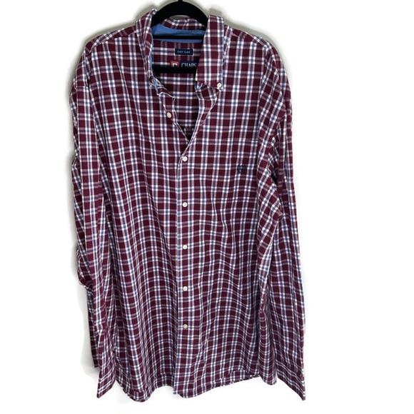 Chaps Other - Chaps Men's Easy Care Long Sleeve Button Down 2XLT (EUC)